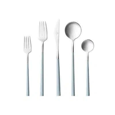 Costa Nova Mito Flatware 5 Pieces In Mint