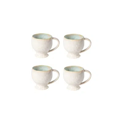 Costa Nova Mug In White,sea Blue