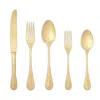 Costa Nova Nau Pvd Gold 5 Piece Place Setting In Gold