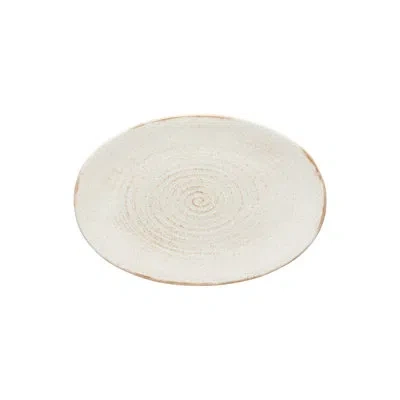 Costa Nova Oval Plate/platter In Cream