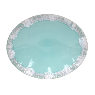 Costa Nova Oval Platter In Aqua