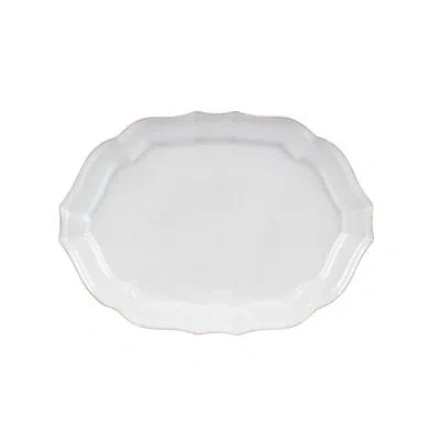 Costa Nova Oval Platter In Cloud White