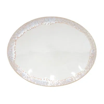 Costa Nova Oval Platter In Cloud White