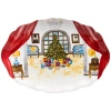 Costa Nova Oval Platter In Cloud White