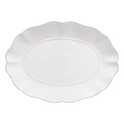 Costa Nova Oval Platter Rosa In White