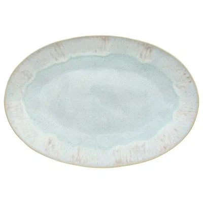 Costa Nova Oval Platter In Sea Blue