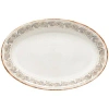 Costa Nova Oval Platter In White,blue