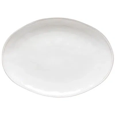 Costa Nova Oval Platter/turkey Platter In Cloud White