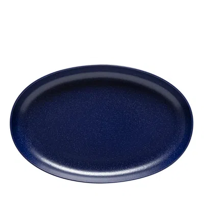 Costa Nova Pacifica 13 Oval Stoneware Platter In Blueberry