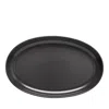 Costa Nova Pacifica 13 Oval Stoneware Platter In Seed Gray