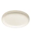 Costa Nova Pacifica 13 Oval Stoneware Platter In Vanilla