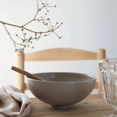 Costa Nova Pacifica 33oz. Handmade Stoneware Cereal Bowl In Chestnut