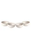 Costa Nova Pacifica Cereal Bowls, Set Of 4 In White
