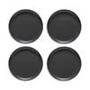 Costa Nova Pacifica Dinner Plates, Set Of 4 In Gray