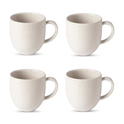 Costa Nova Pacifica Mugs, Set Of 4 In White