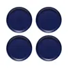 Costa Nova Pacifica Salad Plates, Set Of 4 In Blueberry