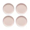 Costa Nova Pacifica Salad Plates, Set Of 4 In Marshmallow