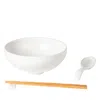 Costa Nova Pacifica Stoneware Ramen Bowl Set In Salt