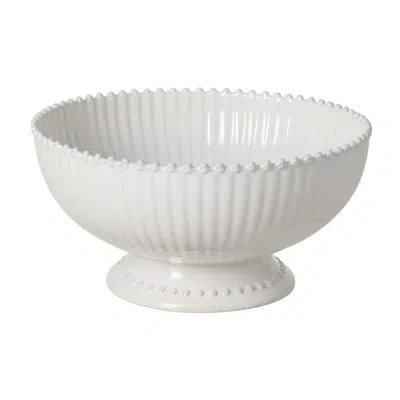 Costa Nova Pearl Centerpiece White Fruit Bowl