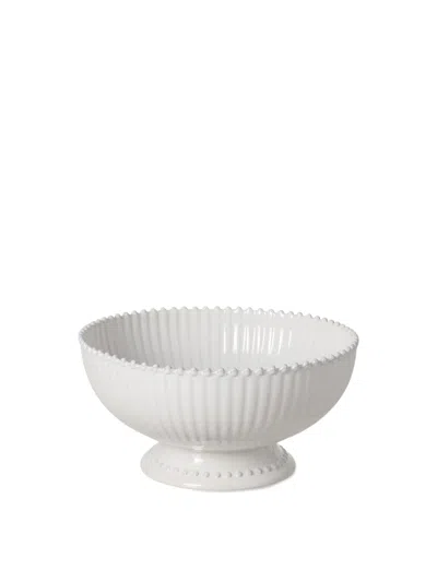 Costa Nova Pearl Centrepiece Serving Bowl In White