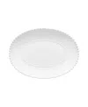 Costa Nova Pearl Oval Platter, 9.8" In White