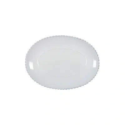 Costa Nova Pearl Oval Platter, White