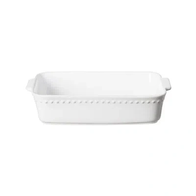 Costa Nova Pearl Rect. 13" Baker, White
