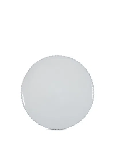 Costa Nova Pearl Round Platter Charger In White