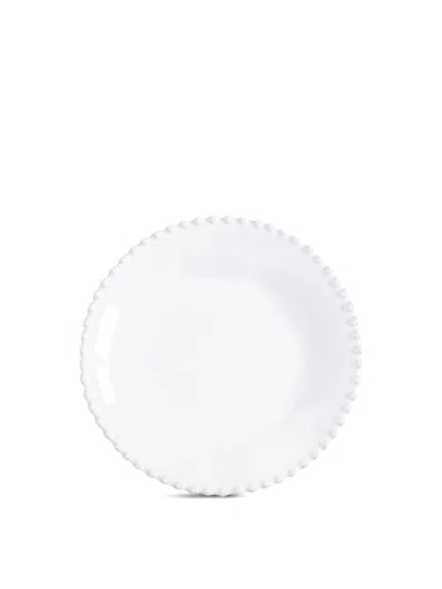 Costa Nova Pearl Soup Pasta Plate In White