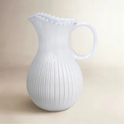 Costa Nova Pearl White Pitcher