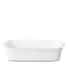 Costa Nova Pearls 15 Rectangular Baker In White