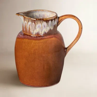 Costa Nova Pitcher In Caramel,latte