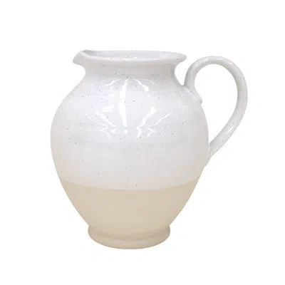 Costa Nova Pitcher In White,beige