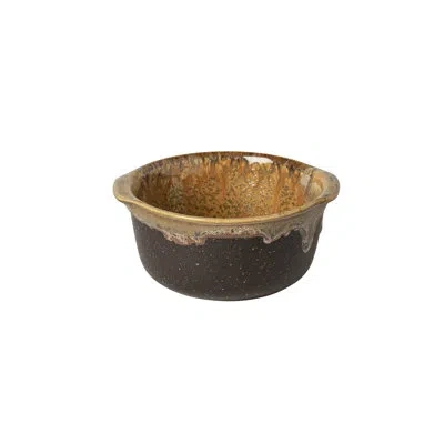 Costa Nova Poterie Stoneware 6 Piece Ramekin / Soufflé Dish Bakeware Set In Mocha Latte