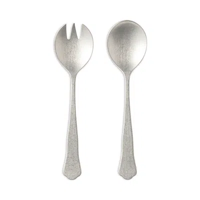 Costa Nova Prado Pvd Brushed 2-piece Serving Set In Stainless Steel