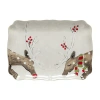 Costa Nova Rect. Platter In White,brown,red,green