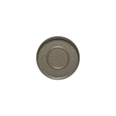 Costa Nova Redonda 2.5'' Stoneware Saucer , Set Of 6 In Oak