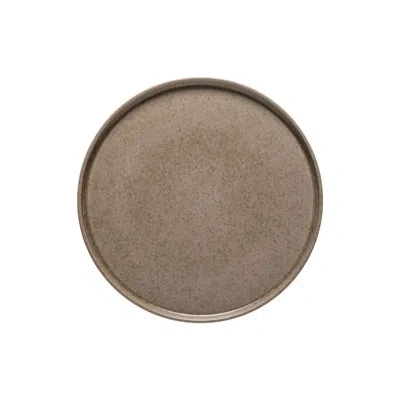 Costa Nova Redonda Round 10.5" Plate In Oak