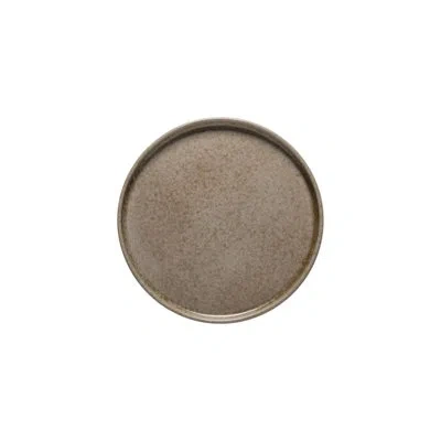 Costa Nova Redonda Round 8.5" Plate In Oak