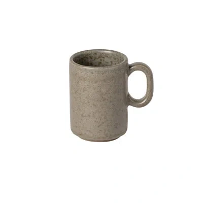 Costa Nova Redonda Stoneware Coffee Cup In Smoked Brown