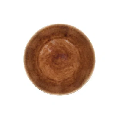 Costa Nova Riviera 10.75'' Stoneware Dinner Plate , Set Of 6 In Terra