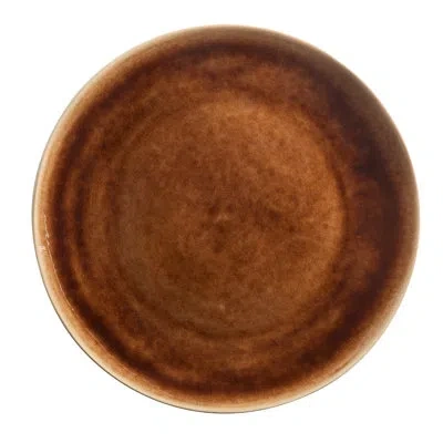 Costa Nova Riviera 8.5'' Stoneware Salad Or Dessert Plate , Set Of 6 In Terra