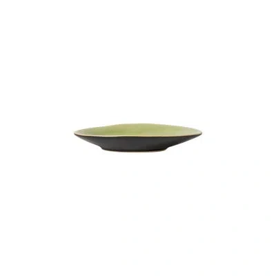 Costa Nova Riviera Stoneware Appetizer Plate , Set Of 6 In Vert Frais