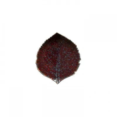 Costa Nova Riviera Vine 6.77" Hydrangea Leaf In Red