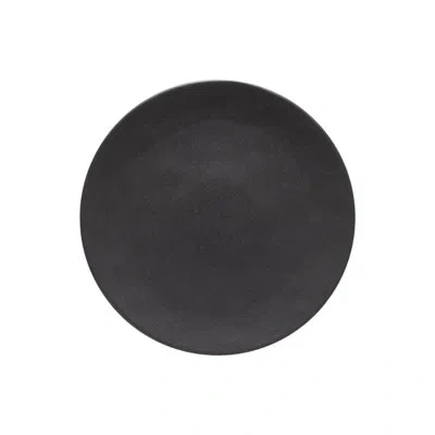 Costa Nova Roda 10.88'' Stoneware Dinner Plate , Set Of 6 In Black