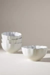 Costa Nova Rosa Cereal Bowls, Set Of 4 In White