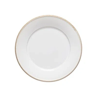 Costa Nova Round Dinner Plate In Cloud White