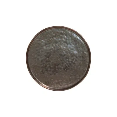 Costa Nova Salad/dessert Plate In Metal