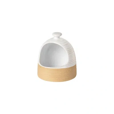 Costa Nova Salt Pig/cellar In White,brown