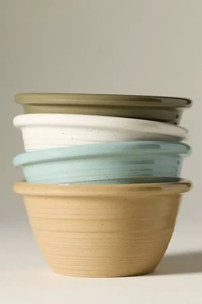 Costa Nova Scotia Stoneware Cereal Bowls, Set Of 4